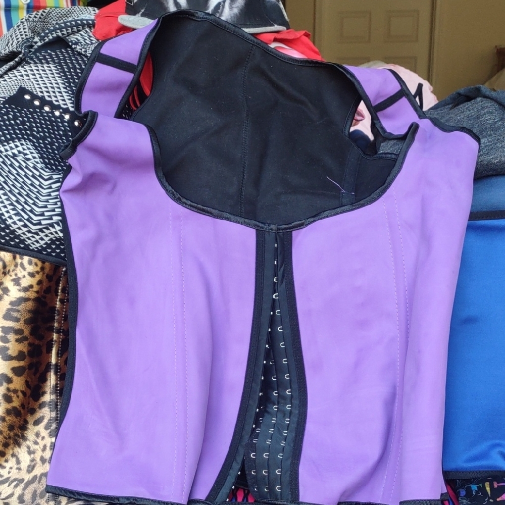 Purple Waist Trainer Corset